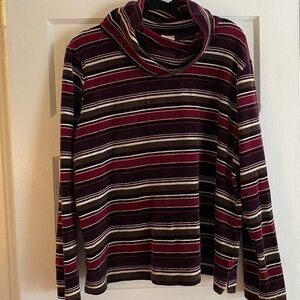 White Stag Velour Scoop neck sweater